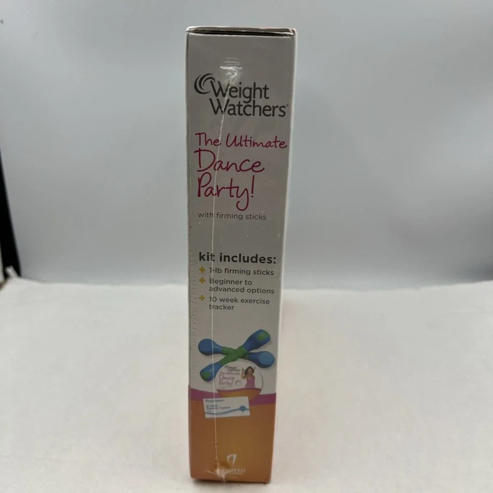 Weight Watchers Ultimate Dance Party w/Firming Sticks Exercise Tracker & DVD New